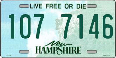 NH license plate 1077146