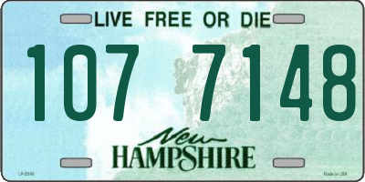 NH license plate 1077148