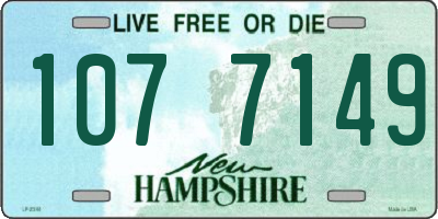 NH license plate 1077149