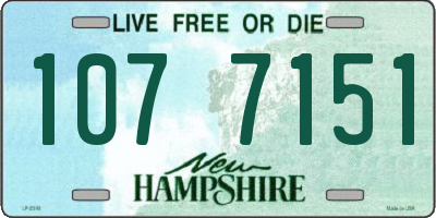NH license plate 1077151