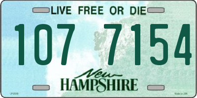 NH license plate 1077154