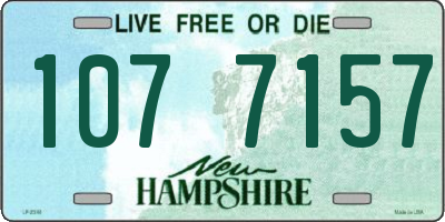 NH license plate 1077157