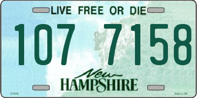 NH license plate 1077158