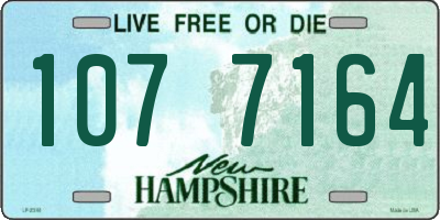 NH license plate 1077164