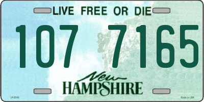 NH license plate 1077165