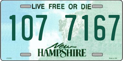 NH license plate 1077167