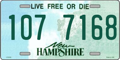 NH license plate 1077168