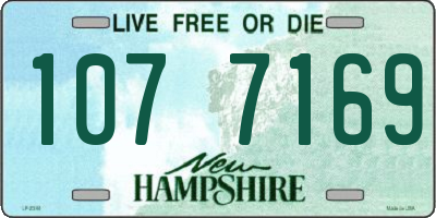 NH license plate 1077169