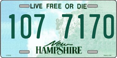 NH license plate 1077170