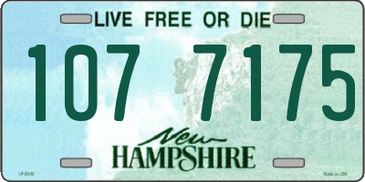 NH license plate 1077175
