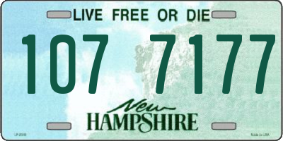 NH license plate 1077177