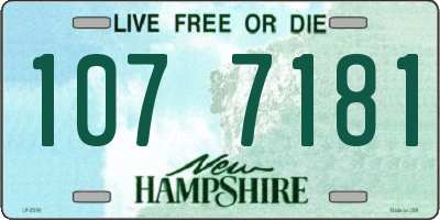 NH license plate 1077181