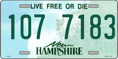 NH license plate 1077183