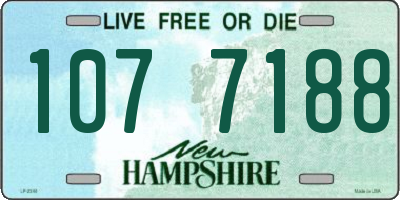NH license plate 1077188