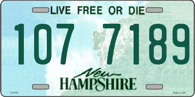 NH license plate 1077189