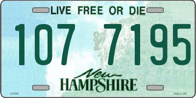 NH license plate 1077195