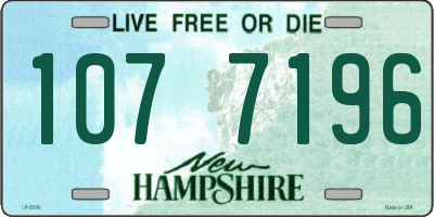 NH license plate 1077196