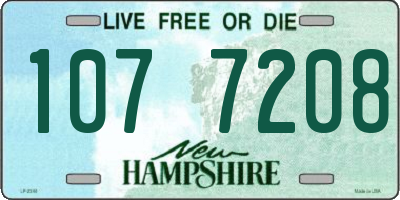 NH license plate 1077208