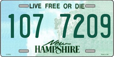 NH license plate 1077209