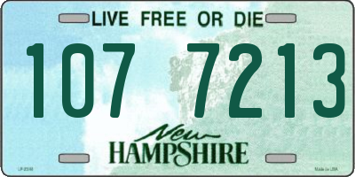 NH license plate 1077213