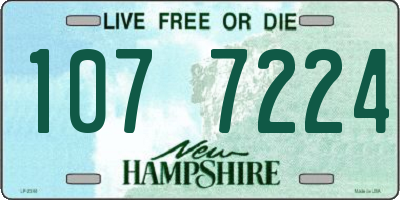 NH license plate 1077224