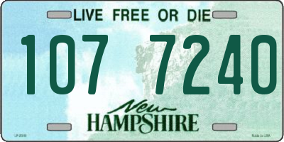 NH license plate 1077240