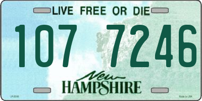 NH license plate 1077246
