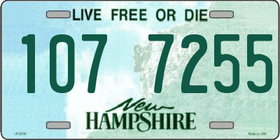 NH license plate 1077255