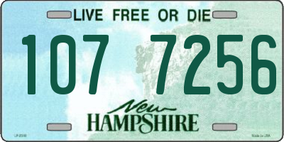 NH license plate 1077256
