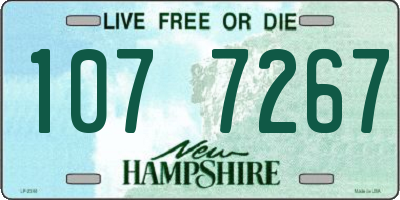 NH license plate 1077267