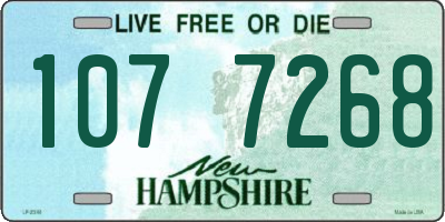 NH license plate 1077268