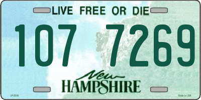 NH license plate 1077269