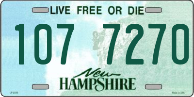NH license plate 1077270