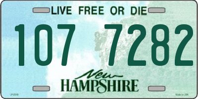 NH license plate 1077282