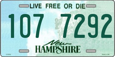 NH license plate 1077292