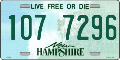 NH license plate 1077296