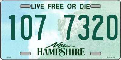 NH license plate 1077320