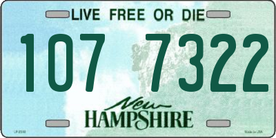 NH license plate 1077322
