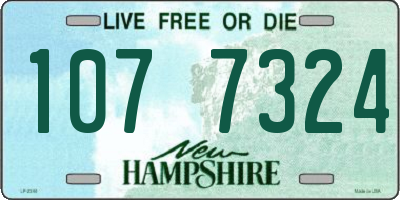 NH license plate 1077324