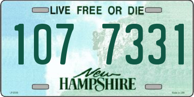 NH license plate 1077331