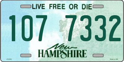 NH license plate 1077332