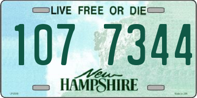NH license plate 1077344
