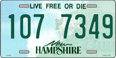 NH license plate 1077349