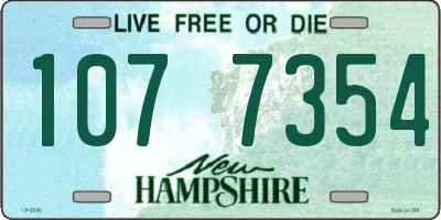 NH license plate 1077354