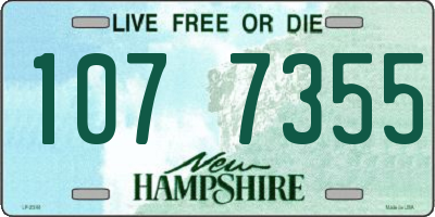 NH license plate 1077355