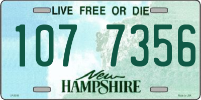 NH license plate 1077356