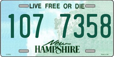 NH license plate 1077358