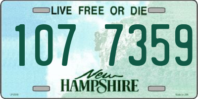 NH license plate 1077359