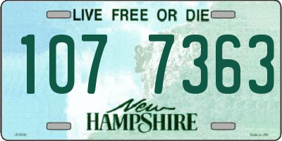 NH license plate 1077363