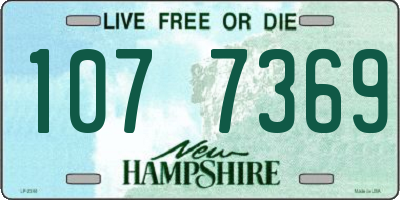NH license plate 1077369